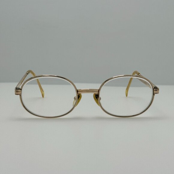 Safilo Eye Glasses Eyeglasses Frames 20/000 Gold 135 - Picture 3 of 6